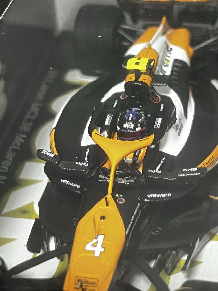 Spark 1/43 McLaren MCL38 McLaren No.4 Winner Singapore GP 2024 Lando Norris （S9561）_画像6