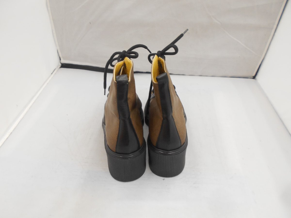 * последнее снижение цены * [FENDI] Fendi короткие сапоги сборник вверх модель оттенок коричневого цвет указанный размер :36 обувь обувь SY02-BOQ*