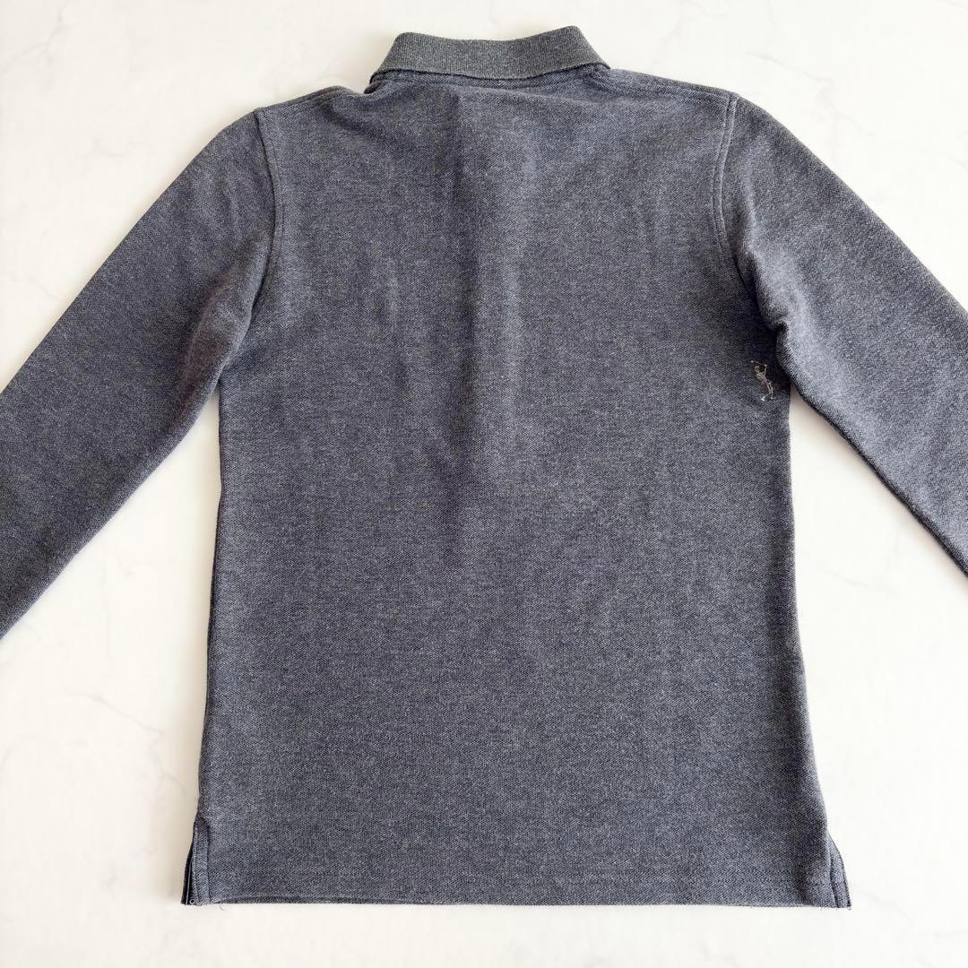 MARK&LONA マークアンドロナ 長袖ポロシャツ S グレー スカル 日本製_画像8