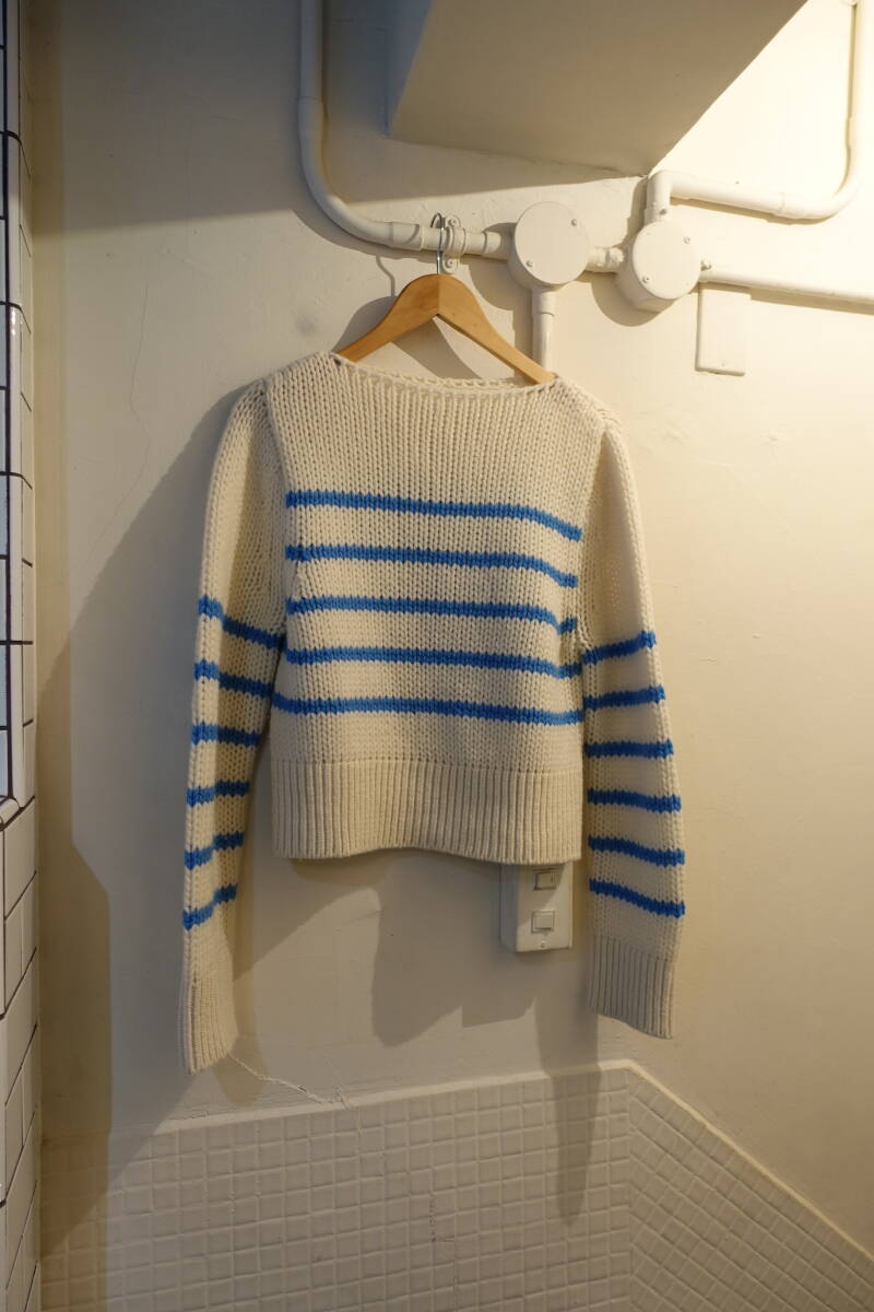 ◎GALERIE VIE ギャルリーヴィー 22AW 定価28600円 ボーダーニット サイズＦ _画像1