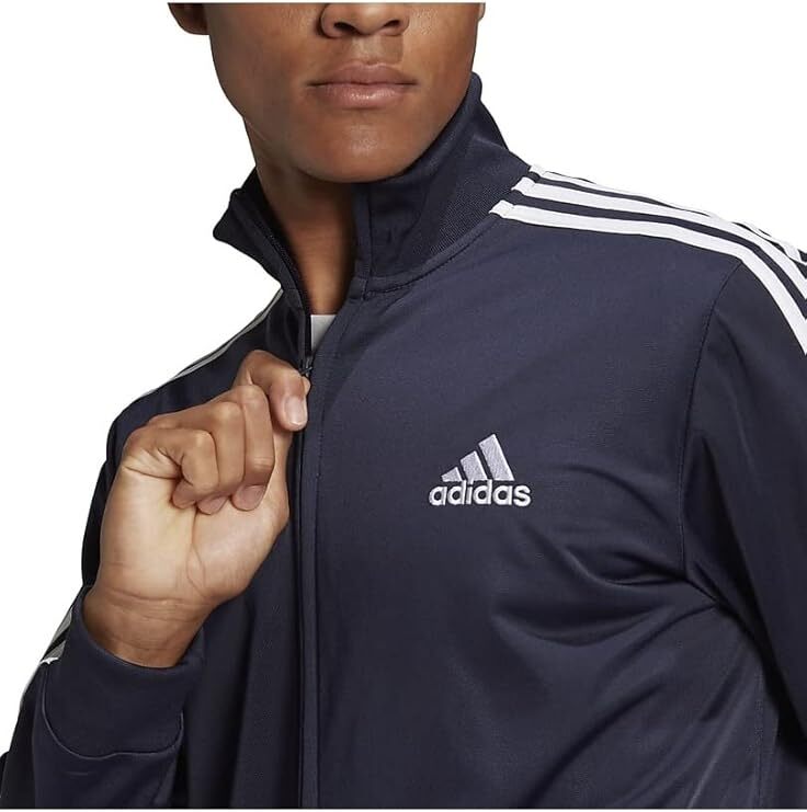 新品 adidas ジャージ 上下 XL LL ２L O ジャケット パンツ 紺 ネイビー GK9658 アディダス トラックスーツ 即決_画像3