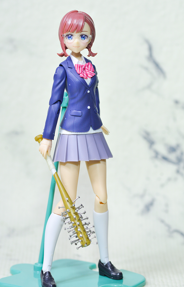 1/12 バット(釘バット用ガイド穴付きと2本セット)3Dプリンタ出力未塗装キット ドールハウス等に ミニチュア_画像5