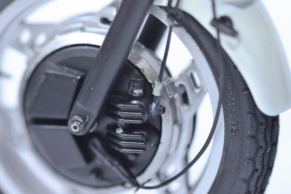 1/12　ブレーキホースバンジョー（エルボー、ストレート)、ニップル、カシメ継手セット　3Dプリンタ出力未塗装キット　ディティールアップ_画像7