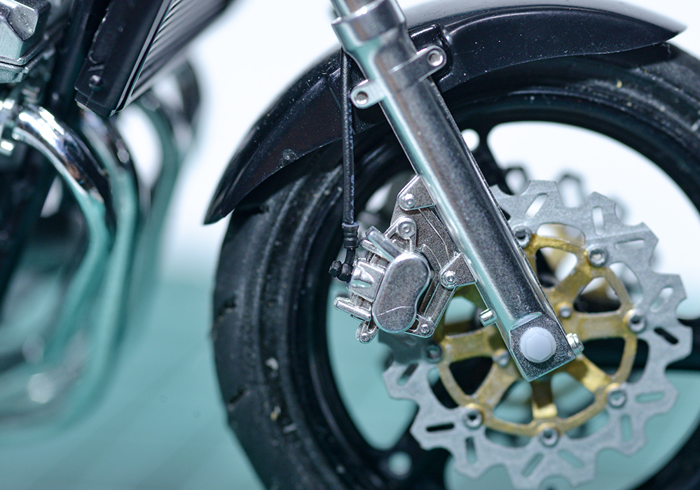 1/12 ブレーキホースバンジョー&バンジョーボルトセット 3Dプリンタ出力未塗装キット オートバイ ディティールアップ バイク 2_画像4