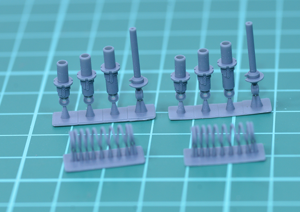 1/12　コニータイプ汎用サスペンション　3Dプリンタ出力未塗装キット　オートバイ　ディティールアップ　旧車_画像1