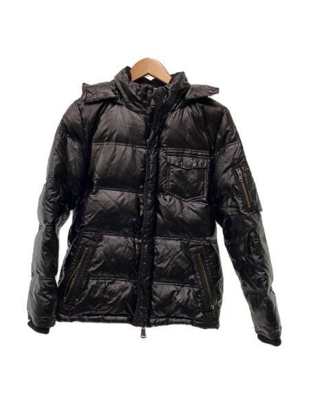 COLLARS 山羊革 ダウン　フェザー　　ジャケット ダウンジャケット カラーズ　黒_画像1