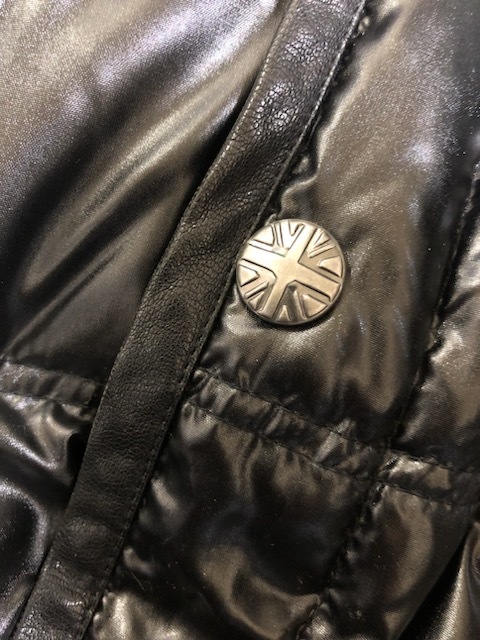 COLLARS 山羊革 ダウン　フェザー　　ジャケット ダウンジャケット カラーズ　黒_画像7