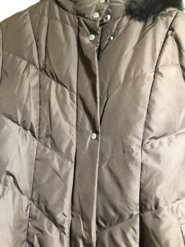 高級　ダウン　フェザー　ラビットファー　　☆ロングダウンコート☆コート_画像2