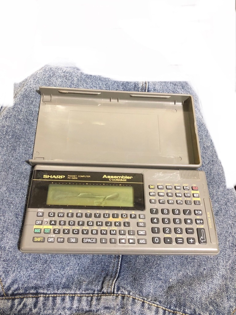 希少◆シャープ・PC-G830・ポケットコンピューター◆レトロ家電・ポケコン・ＳＨＡＲＰ_画像1