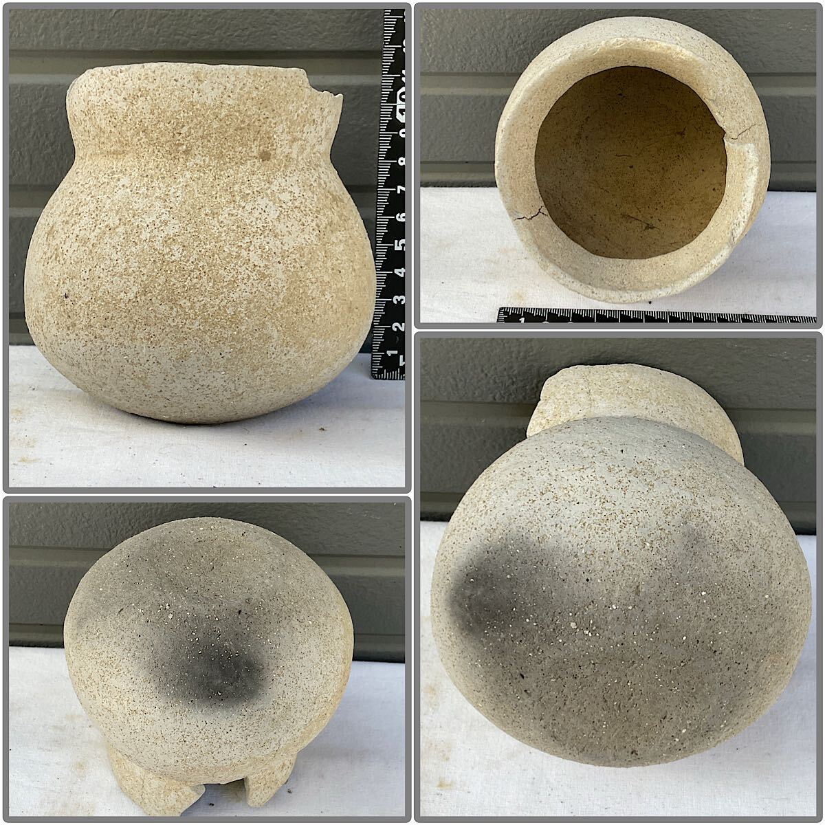 ★弥生式土器★須恵器★高杯★小壺★花器・盃・オブジェ★愛知県内出土品★まとめて9点_画像8