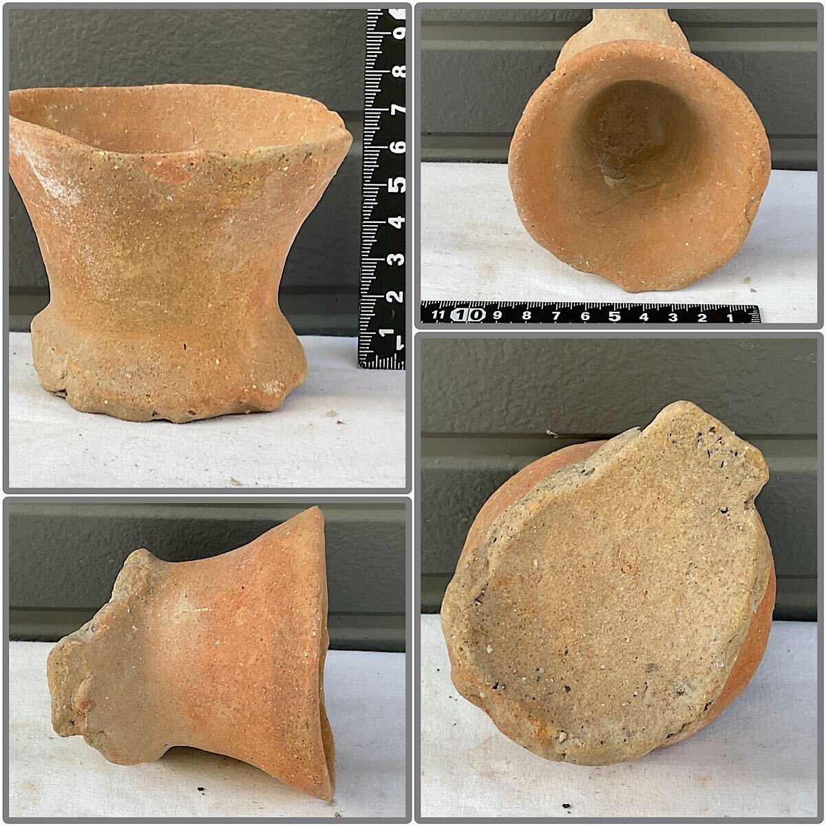 ★弥生式土器★須恵器★高杯★小壺★花器・盃・オブジェ★愛知県内出土品★まとめて9点_画像9