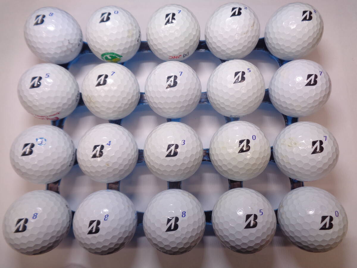 [1124001] ブリヂストン ツアービーエックスエス 24年 BRIDGESTONE TOUR BXS 20球 ロストボール 【中古】_画像2