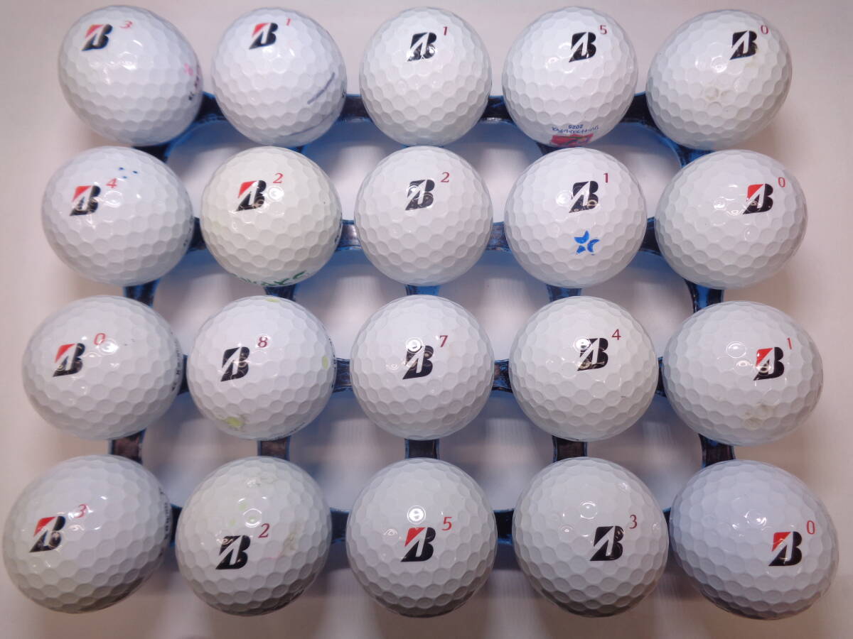 [1124003] ブリヂストン ツアービーエックス 24年 BRIDGESTONE TOUR BX 20球 ロストボール 【中古】_画像2