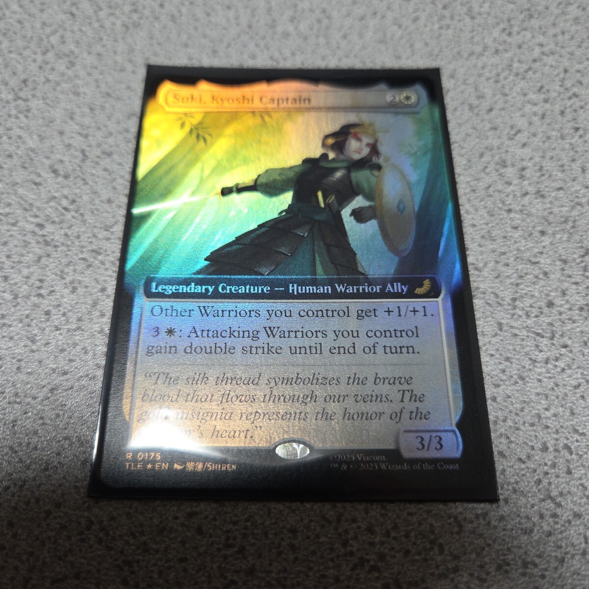 MTG TLA キヨシの隊長、スキ 英語foil 一枚 拡張アート アバター 伝説の少年アン TLE 即決_画像1