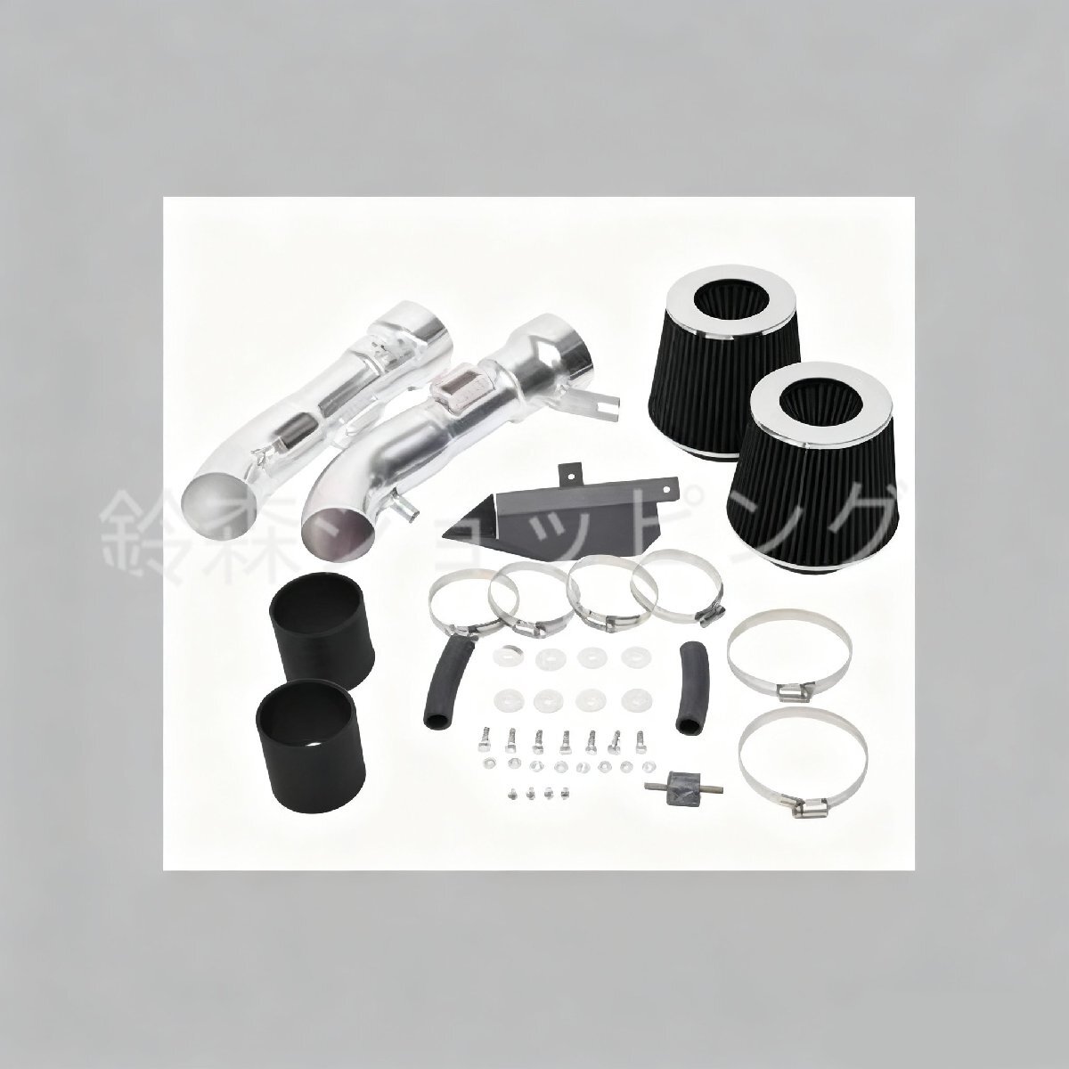 新品 未使用,Z33 Z34 V36 Y50 Y51 エアクリーナーキットVQ25HR VQ35HR VQ37VHR 日産 フェアレディZ スカイライン フーガ インテーク マフラ_画像5