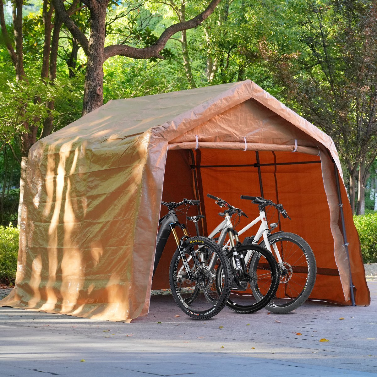 [ доставка внутри страны ] палатка гараж палатка гараж-палатка гараж праздник склад внутри 3m× ширина 3.3m× высота 2.56m гараж-палатка навес для автомобиля 