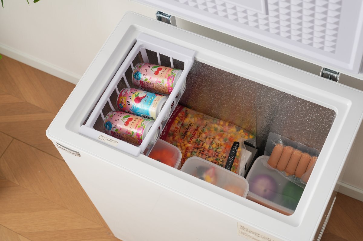 [ доставка внутри страны ] морозилка 90L для бытового использования для бизнеса грудь морозильник сверху открытие корзина имеется морозильник держатель рефрижератор ключ имеется экономия энергии тонкий холодный 