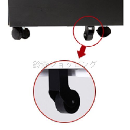 [ доставка внутри страны ] офисные передвижные тумбы ( черный ) тумбочка на колесах конечный продукт боковой Wagon офисные передвижные тумбы большая вместимость 3 уровень сборный не необходимо с роликами . ключ имеется 