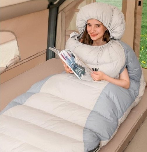  конверт type спальный мешок зимний 3.5kg Duck down -30 раз выдерживающий холод 320T водонепроницаемый обе рука ... возможность защищающий от холода уличный кемпинг упаковочный пакет есть круг мытье предотвращение бедствий альпинизм спальное место в транспортном средстве 