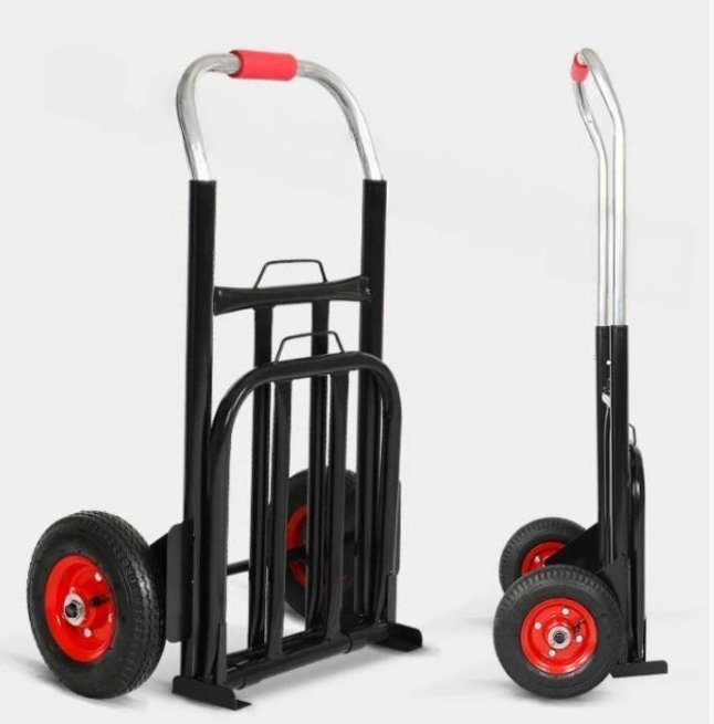  практическое использование удобный рука вдавлено . тележка складной тележка 2 колесо покупка Cart рука Carry выдерживаемая нагрузка 75kg легкий складной багаж транспортировка 