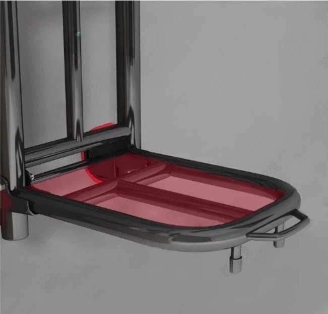  практическое использование удобный рука вдавлено . тележка складной тележка 2 колесо покупка Cart рука Carry выдерживаемая нагрузка 75kg легкий складной багаж транспортировка 