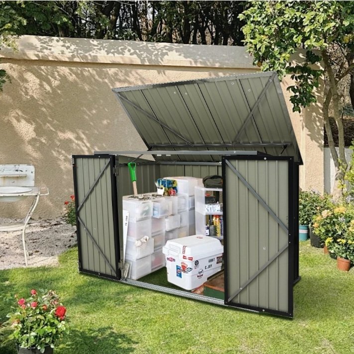 [ доставка внутри страны ] скорость отправка * мусорная корзина наружный шкаф большая вместимость большой наружный корзина для мусора держатель вне для мусорная корзина мусор стойка веранда место хранения box золотой 