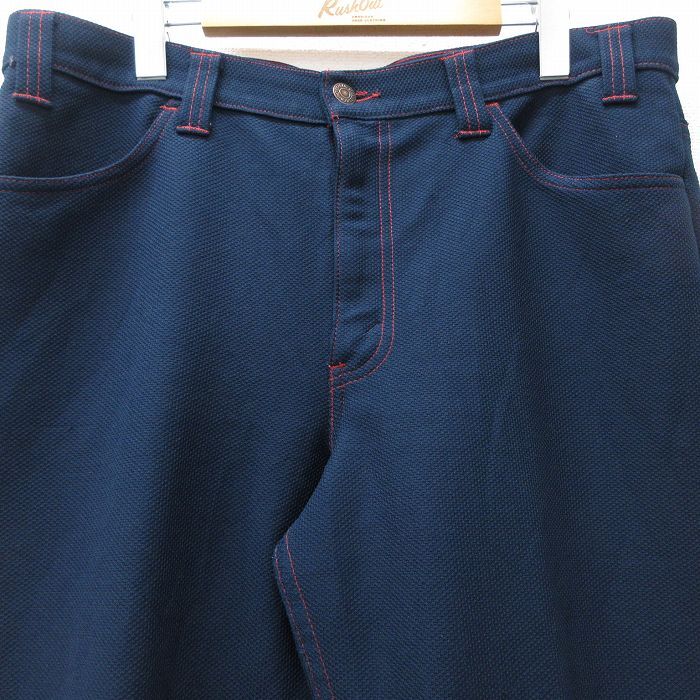W34/古着 リーバイス Levis パンツ メンズ 80s タロン 紺 ネイビー spe 25nov04 中古 ボトムス ロング_画像2