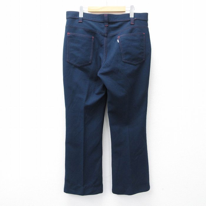 W34/古着 リーバイス Levis パンツ メンズ 80s タロン 紺 ネイビー spe 25nov04 中古 ボトムス ロング_画像3
