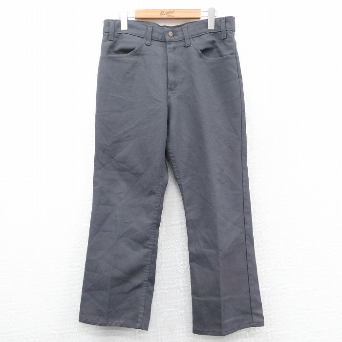 W32/古着 リーバイス Levis パンツ メンズ 80s グレー 25nov04 中古 ボトムス ロング_画像1