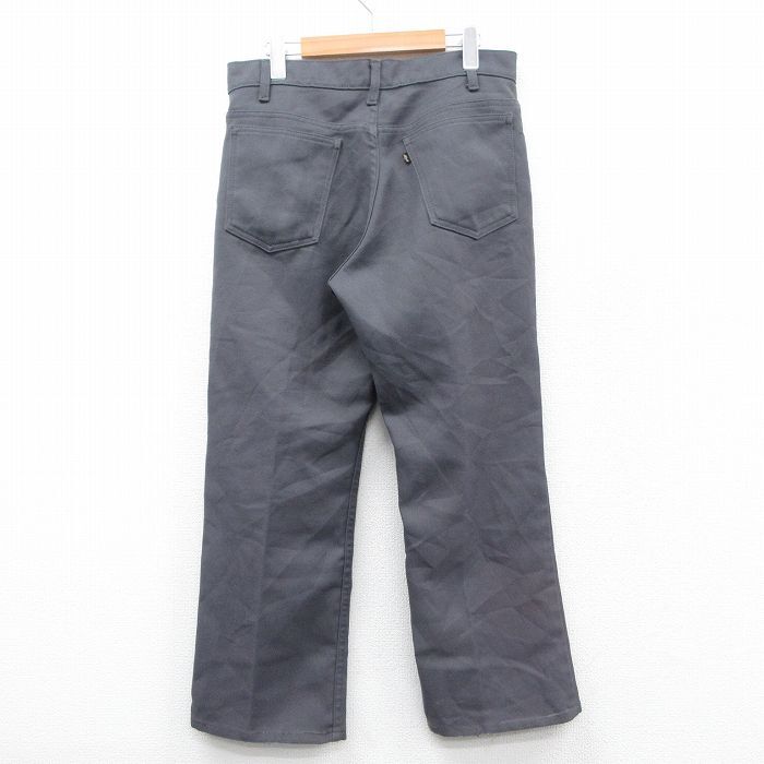 W32/古着 リーバイス Levis パンツ メンズ 80s グレー 25nov04 中古 ボトムス ロング_画像3