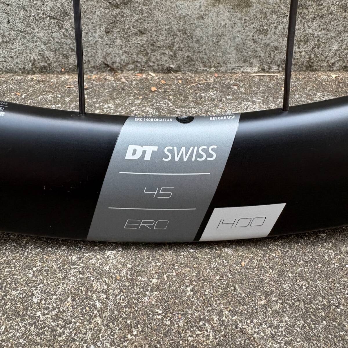 DT SWISS DTスイス ERC 1400 Dicut 45 カーボンホイール 前後セット HG/XDR 両フリー付 おまけVittoria Corsa G2.0 28C_画像7