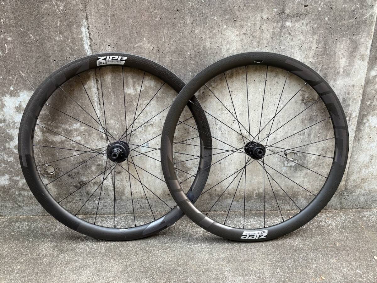 ZIPP ジップ 303 Firecrest Tubeless DB ファイヤークレスト ホイールセット HG/XDR 両フリー付 おまけContinental GP5000S TR_画像1