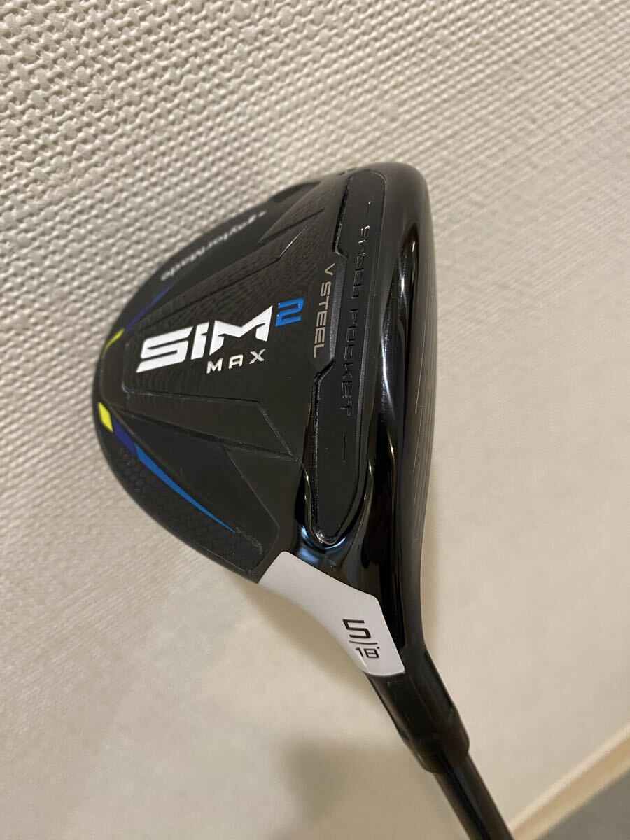 美品 テーラーメイド SIM2 MAX フェアウェイウッド TENSEI BLUE TM50 5w 18度 R 【日本仕様】 送料無料_画像3