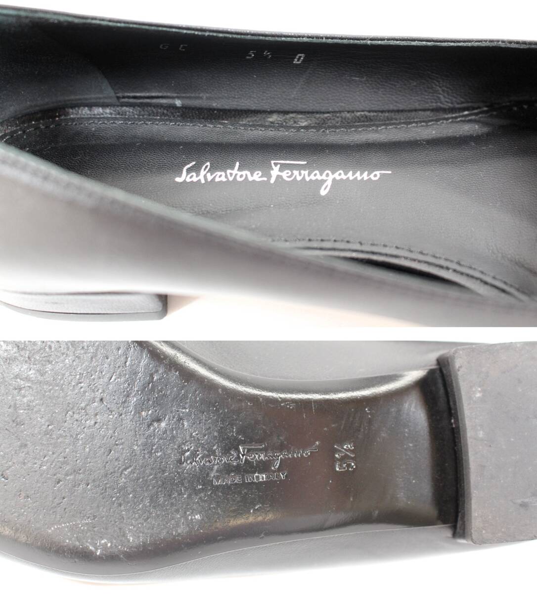 Y7026#* б/у товар *Ferragamo Ferragamo туфли-лодочки biju-valaHAILEY размер 5 1/2