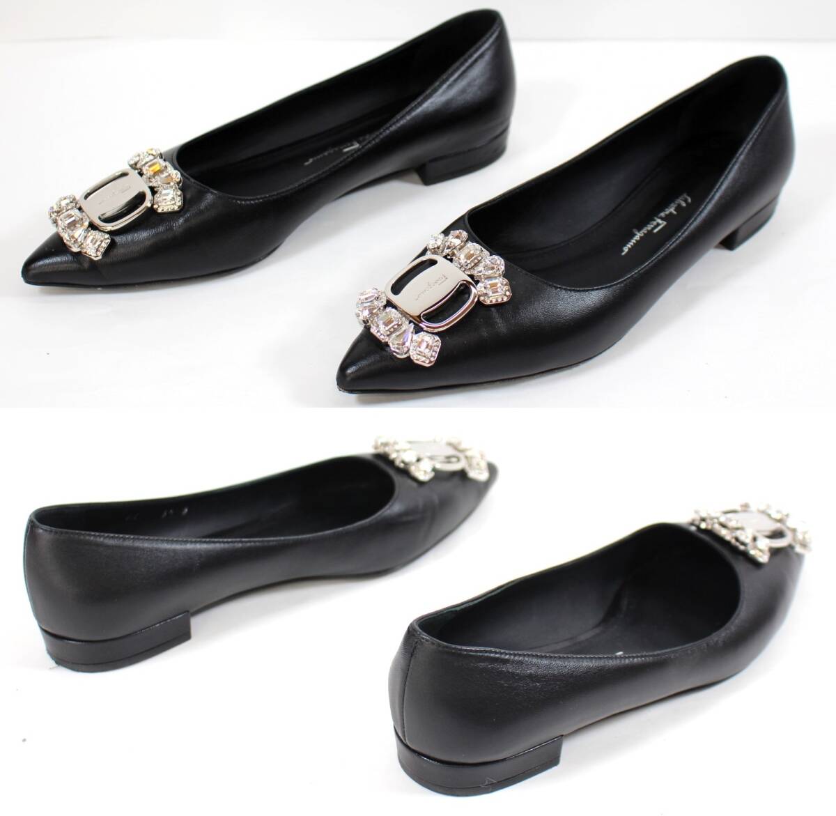 Y7026#* б/у товар *Ferragamo Ferragamo туфли-лодочки biju-valaHAILEY размер 5 1/2