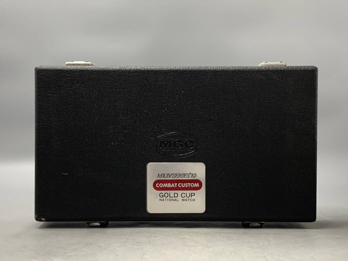 11#B1/10112 MGC Colt MKⅣ SERIES'70 COMBAT CUSTOM Gold cup модель оружия gun кейс только текущее состояние / не проверка 80 размер 