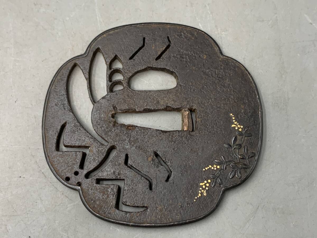 11#A2/11086 меч гарда меча гарда меча японский меч принадлежности меч. гарда меча меч . изобразительное искусство . инструмент текущее состояние / не проверка 60 размер 