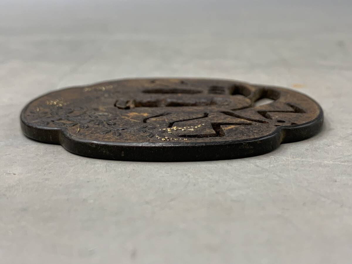 11#A2/11086 меч гарда меча гарда меча японский меч принадлежности меч. гарда меча меч . изобразительное искусство . инструмент текущее состояние / не проверка 60 размер 