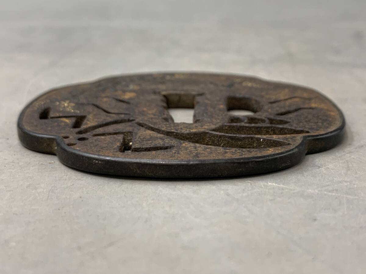 11#A2/11086 меч гарда меча гарда меча японский меч принадлежности меч. гарда меча меч . изобразительное искусство . инструмент текущее состояние / не проверка 60 размер 