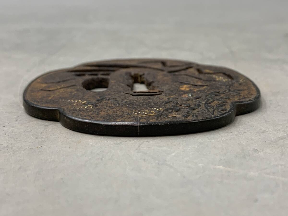 11#A2/11086 меч гарда меча гарда меча японский меч принадлежности меч. гарда меча меч . изобразительное искусство . инструмент текущее состояние / не проверка 60 размер 