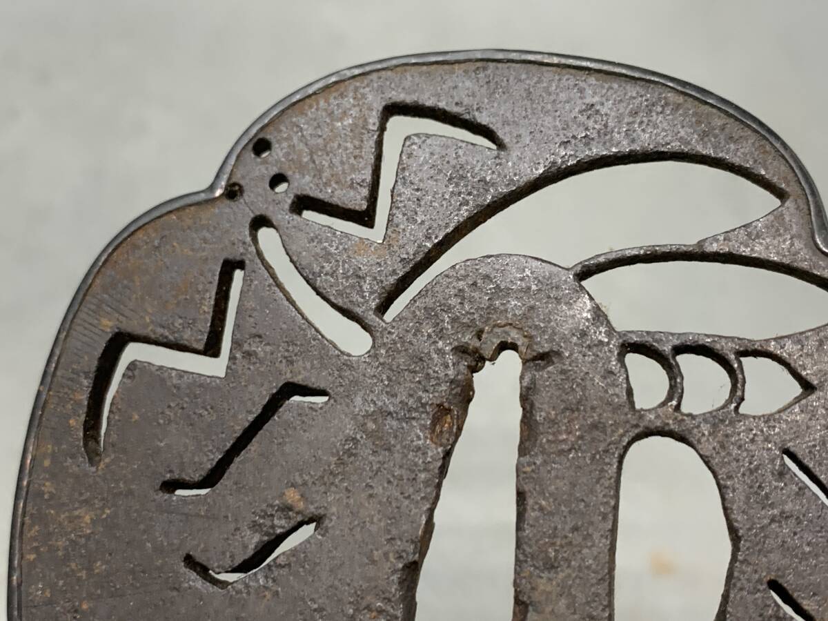 11#A2/11086 меч гарда меча гарда меча японский меч принадлежности меч. гарда меча меч . изобразительное искусство . инструмент текущее состояние / не проверка 60 размер 