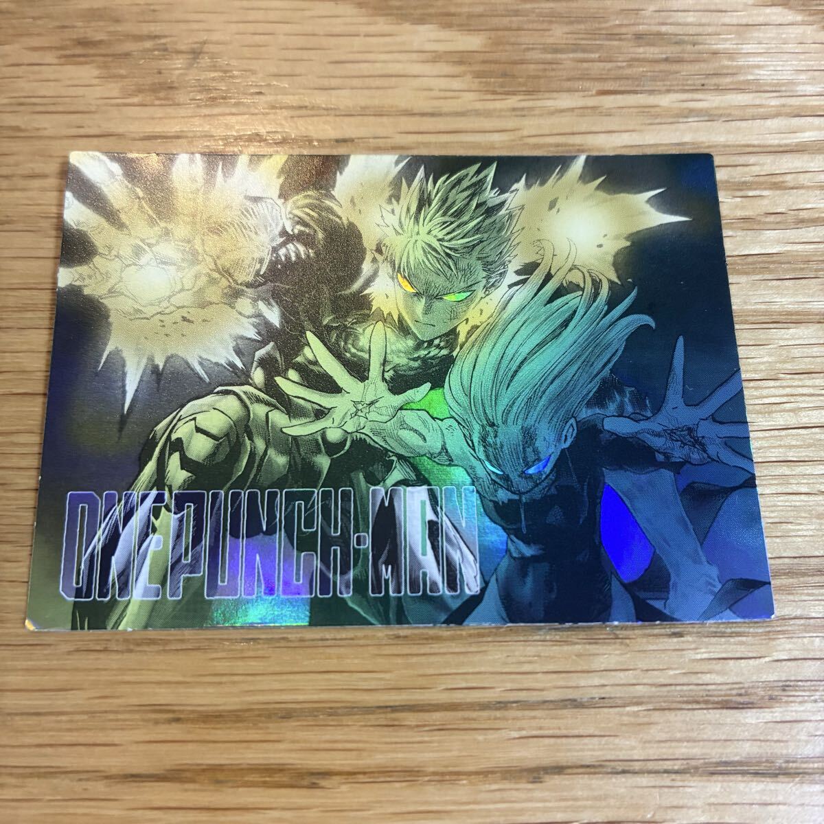 送料85円〜　即決 新品 ワンパンマン 35巻 特典 ホログラムステッカー シール メタリック TSUTAYA 非売品_画像2