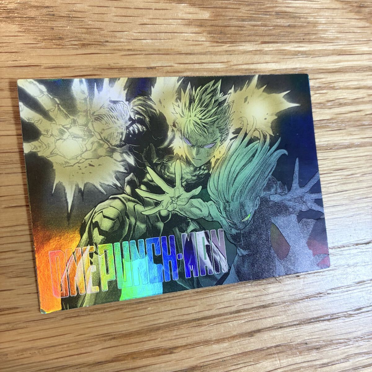 送料85円〜　即決 新品 ワンパンマン 35巻 特典 ホログラムステッカー シール メタリック TSUTAYA 非売品_画像3