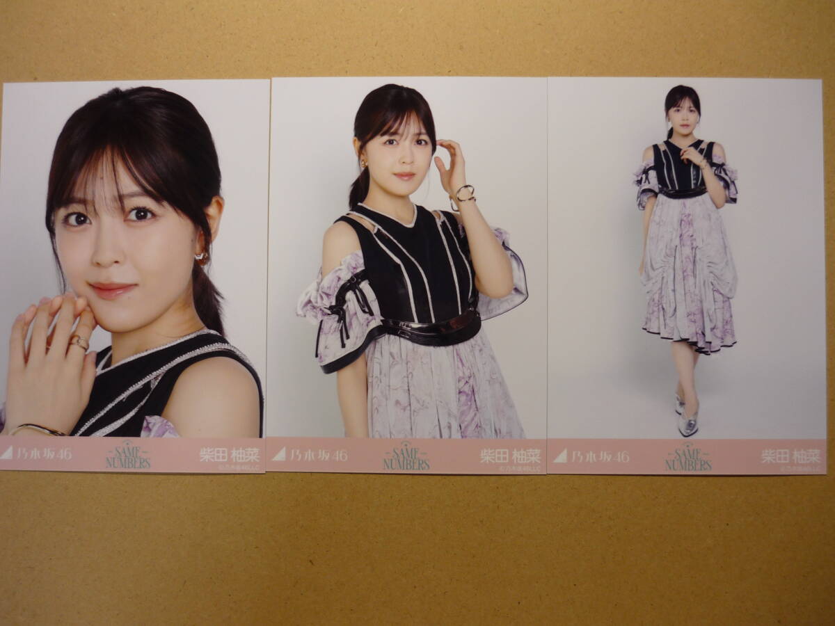 乃木坂46 柴田柚菜 Same numbers ランダム生写真 コンプ 2025年9月 web shop限定_画像1