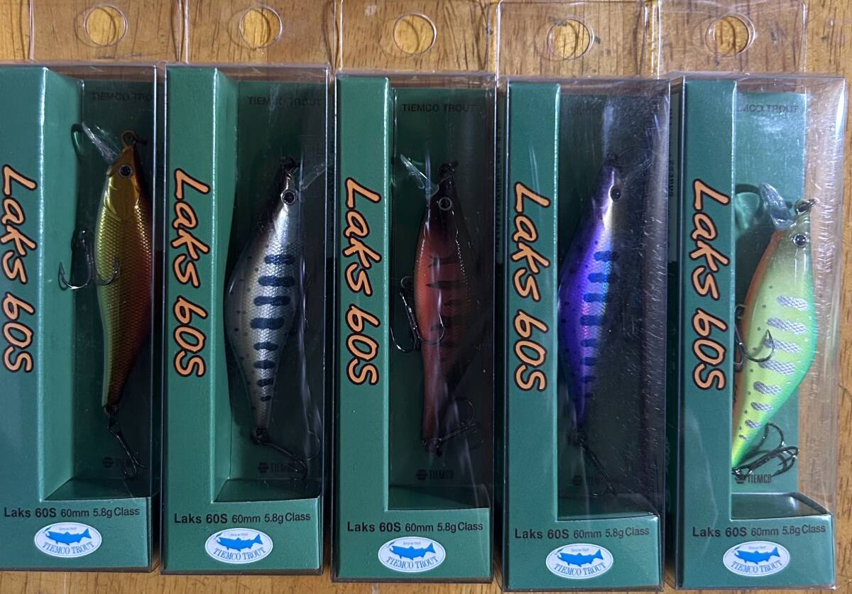 祝MVP歳末セール★ティムコ　TIEMCO　ラスク60S　Laks 60㎜ 5.8g 5本セット★新品・未使用_画像1
