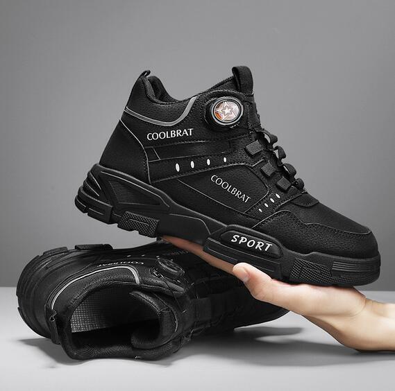 バイクシューズ メンズ ライディングブーツ厚底ブラックオートバイブーツ レーシングブーツ ライディングシューズ 滑り止め25CM~27CM_画像3