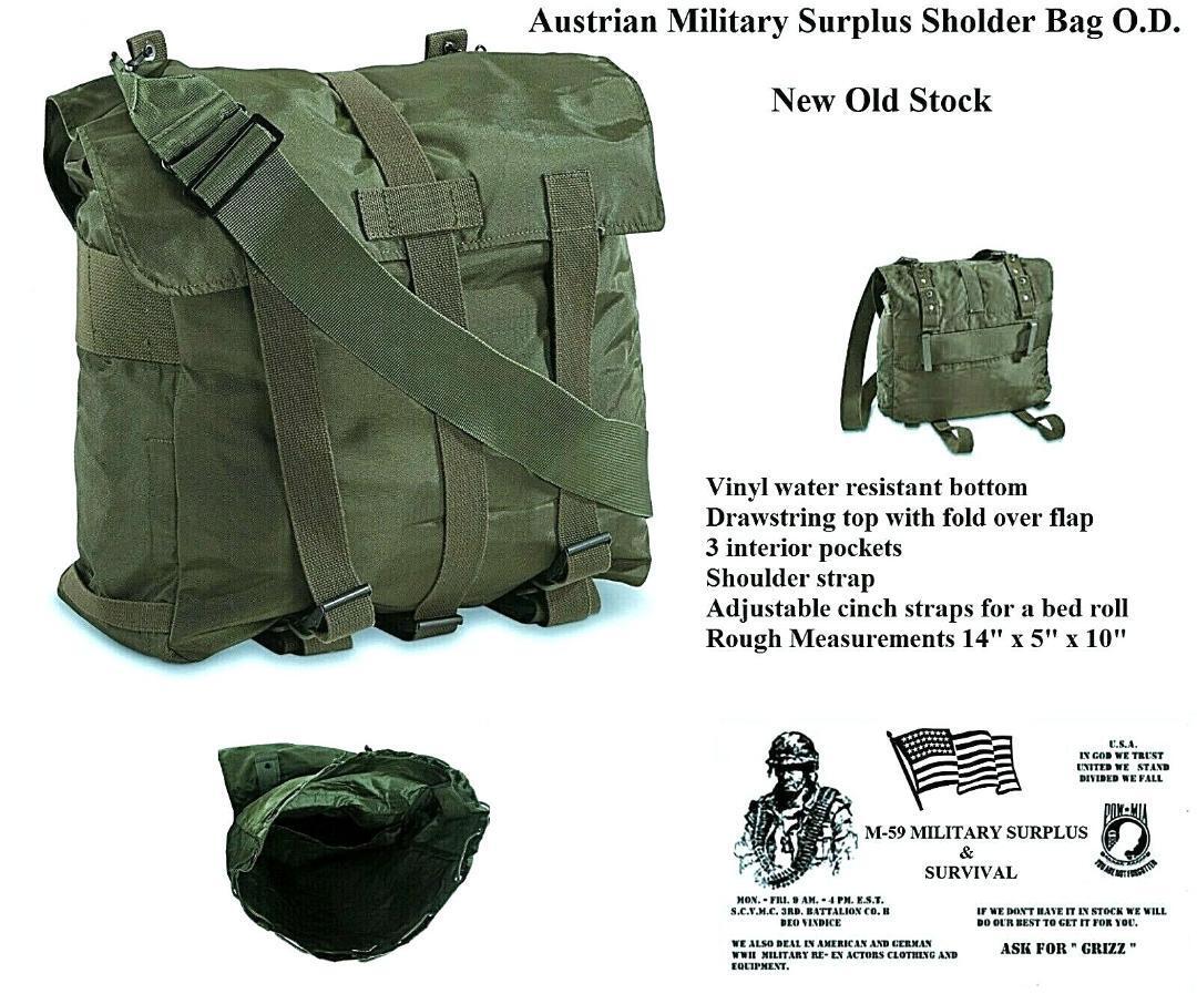 未使用 オーストリア軍 放出 ナイロン コンバット バッグ ストラップ付_画像6