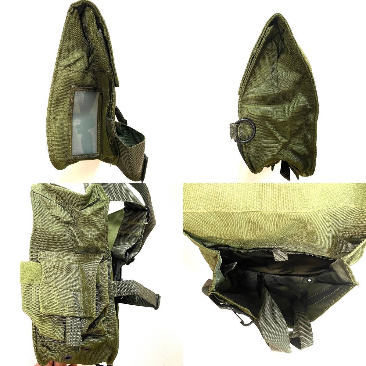 デッドストック 米軍 放出品 ガスマスクバッグ M40 オリーブ_画像3