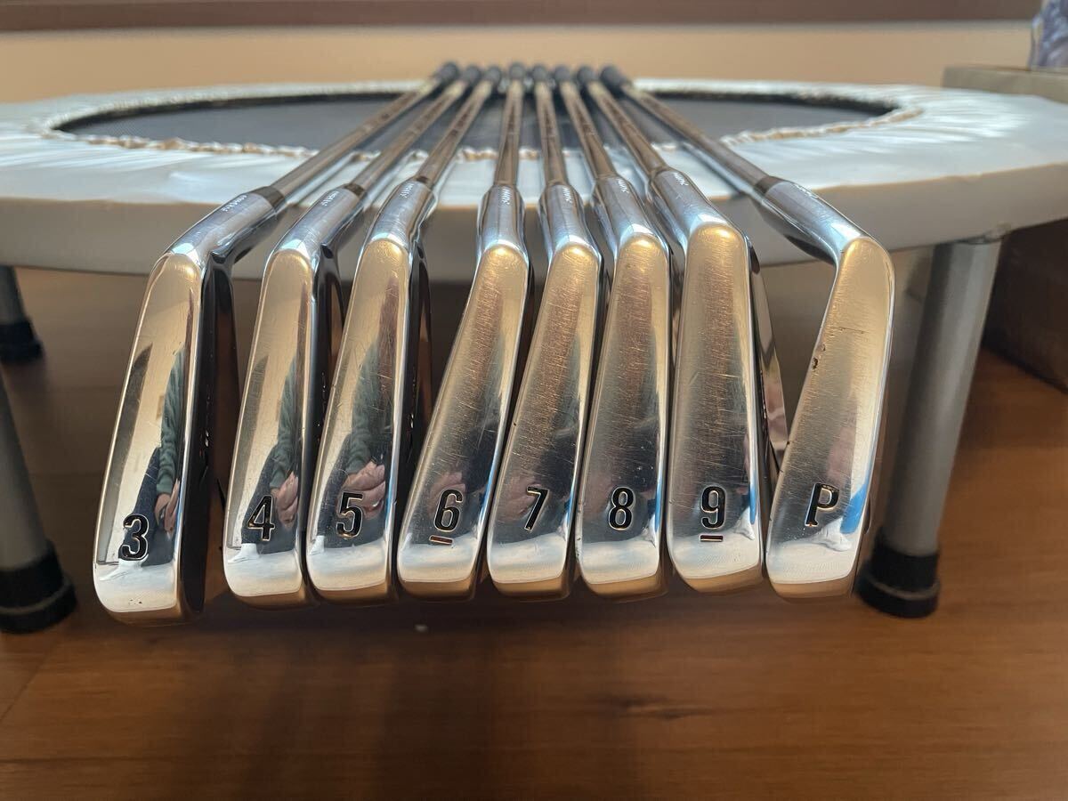 Nike VR PRO Blade 3-PW 8本 ダイナミックゴールド DG Tour Issue X100 中古美品 ナイキ プロ ブレードアイアン_画像3