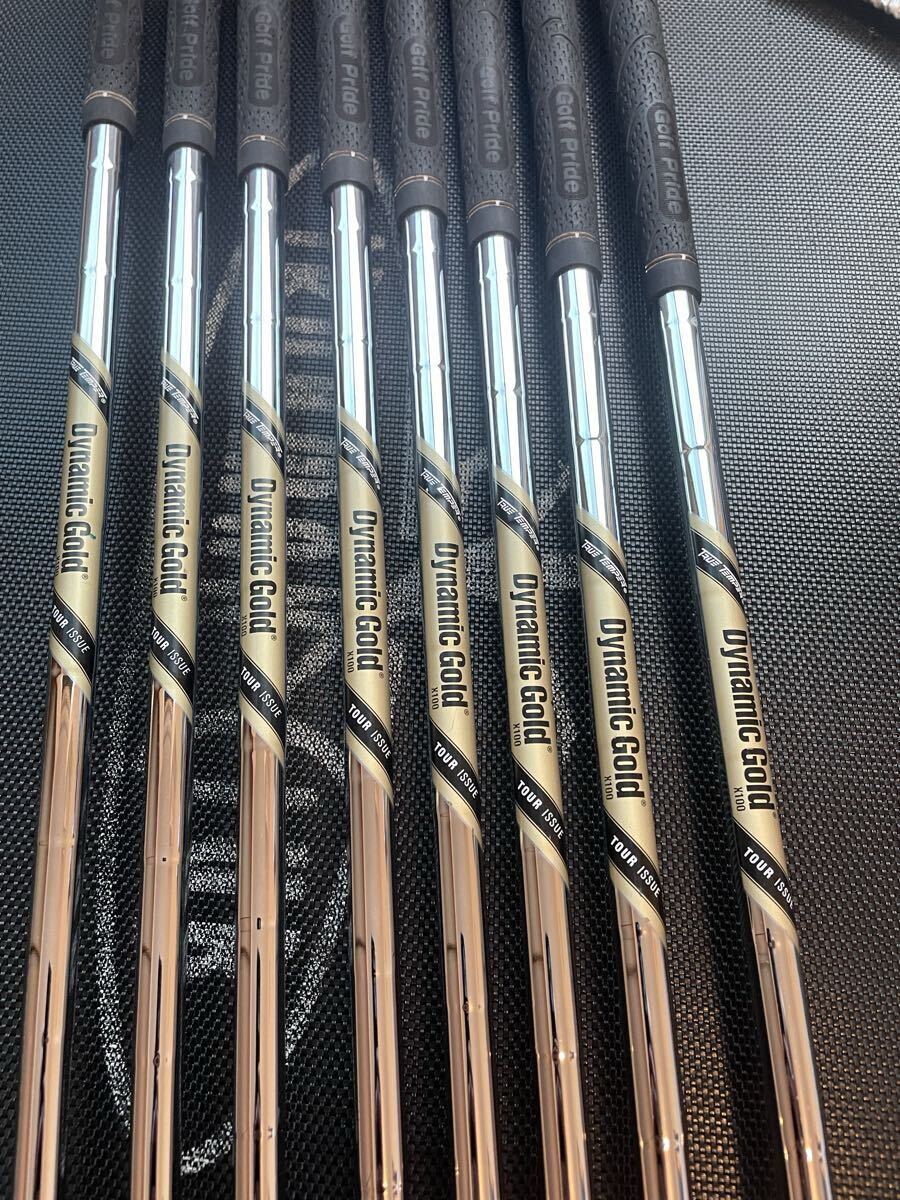 Nike VR PRO Blade 3-PW 8本 ダイナミックゴールド DG Tour Issue X100 中古美品 ナイキ プロ ブレードアイアン_画像4